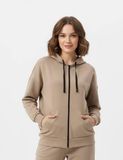 Кофта-толстовка на блискавці .One size 618 беж двунитка фото